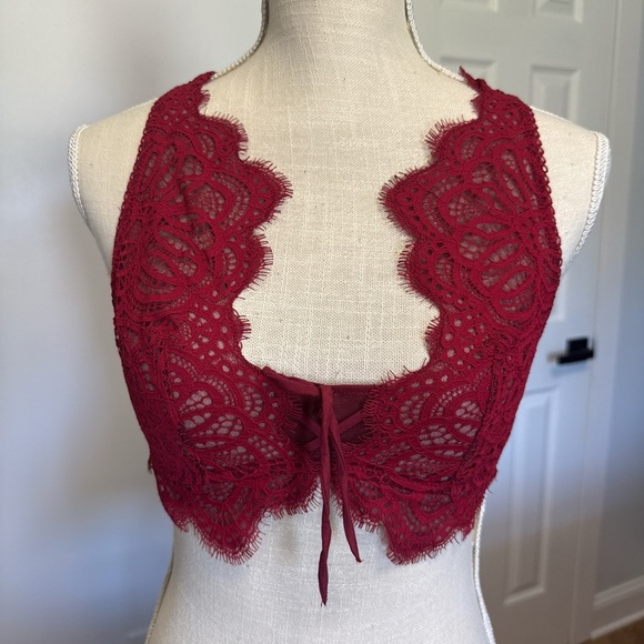 Victoria's Secret Other - Elegant Red Lace Bralette